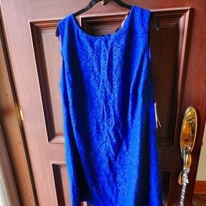 Eliza J New w/tags Blue Embroidered Short Dress